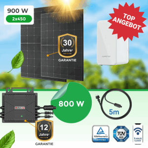 Balkonkraftwerk 900 Watt mit 2,24 kW Speicher (Kopie)